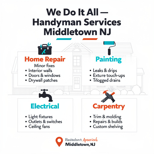 We Do It All handyman services overview for Middletown NJ