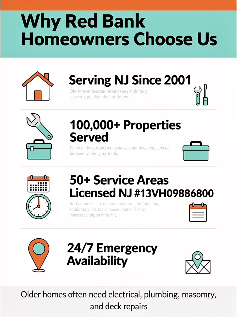 Why Red Bank Homeowners Choose Us Infographic