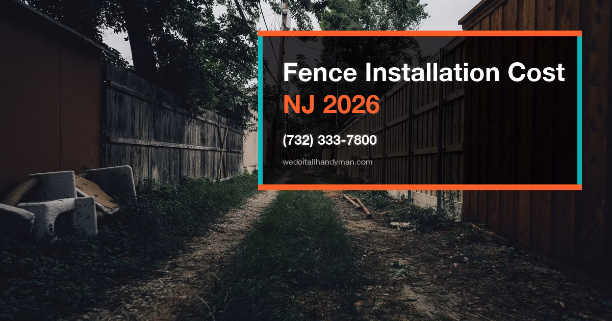Fence Installation Services in Ocean Township & Monmouth County, NJ