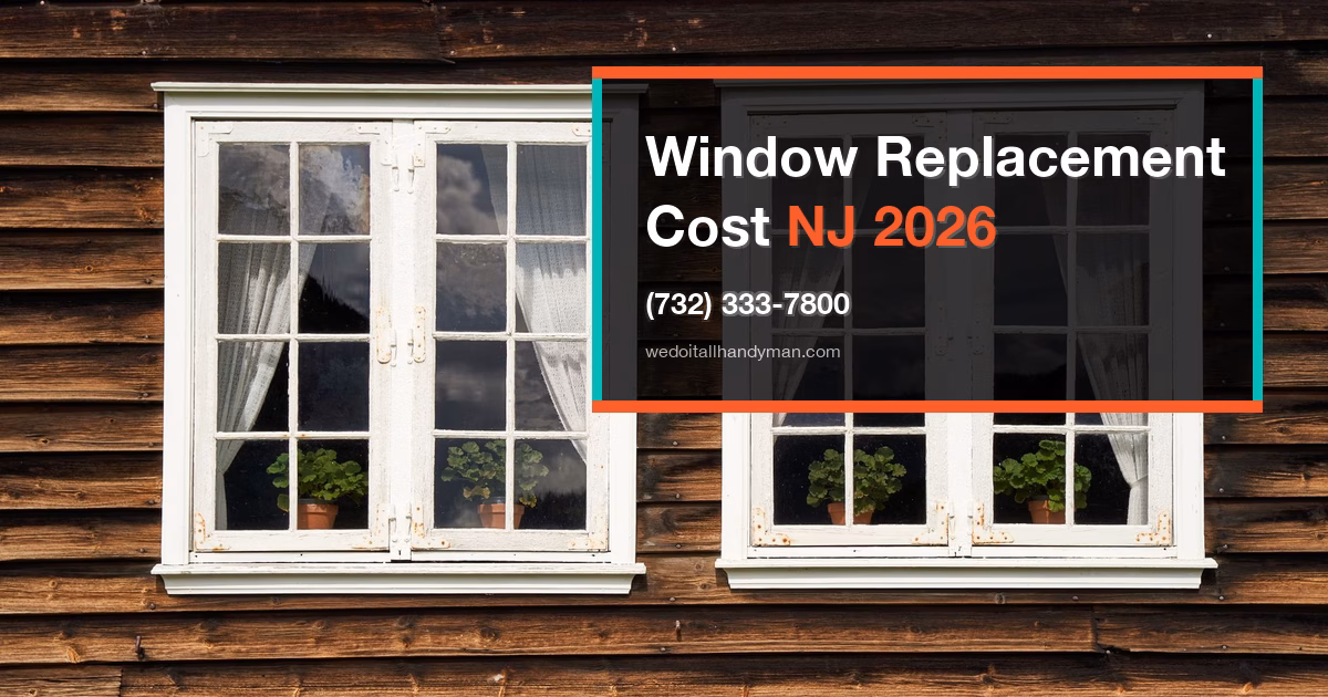 Window Replacement in Ocean Township, NJ: What Homeowners Need to Know