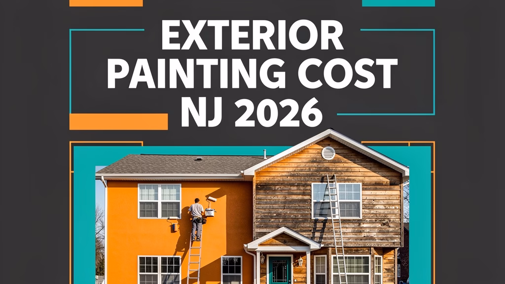 Exterior House Painting Cost in NJ: 2026 Pricing Guide
